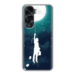 Чохол (ТПУ) з планетами на Huawei Honor 90 Lite (To The moon)