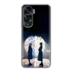 Чохол з картинкою Венсдей на Huawei Honor 90 Lite (Внсдей і Енід)