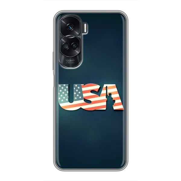 Чехол с рисунком «USA» для Huawei Honor 90 Lite Чехол с рисунком «USA» для Huawei Honor 90 Lite