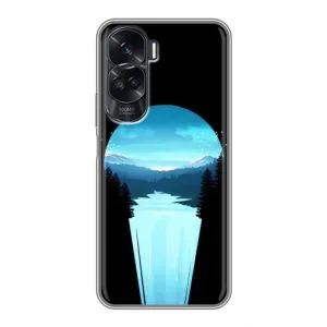 Літній Чохол на Huawei Honor 90 Lite (Синій Водоспад)