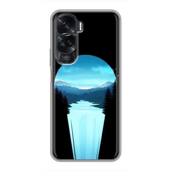 Чехол с рисунком «Синий Водопад» для Huawei Honor 90 Lite Чехол с рисунком «Синий Водопад» для Huawei Honor 90 Lite