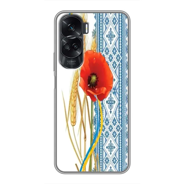 Чехол с рисунком «Вышиванка с цветком» для Huawei Honor 90 Lite Чехол с рисунком «Вышиванка с цветком» для Huawei Honor 90 Lite