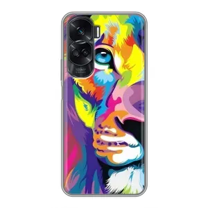 Чехол с картинкой на Huawei Honor 90 Lite (Яркий Лев)