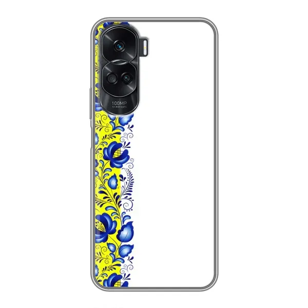 Чехол с рисунком «Желто-синяя вышиванка» для Huawei Honor 90 Lite Чехол с рисунком «Желто-синяя вышиванка» для Huawei Honor 90 Lite
