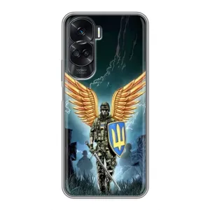 Патриотический Чехол для Huawei Honor 90 Lite (ЗСУ з крильями)