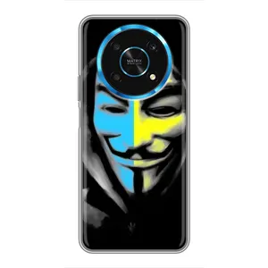 Чехол с Украинской символикой на Хуавей Хонор Меджик 6 Лайт 5G (Анонимус патриот)