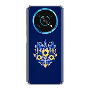 Чехол Укр Символика для Huawei Honor Magic 6 Lite 5G (Цветущий Герб)