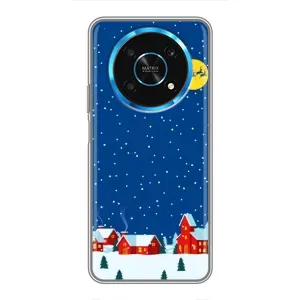 Силіконовий бампер на різдво для Huawei Honor Magic 6 Lite 5G (Місто в снігу)