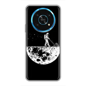 Силиконовый Чехол с принтом "Космонавты" на Huawei Honor Magic 6 Lite 5G (Космонавт)