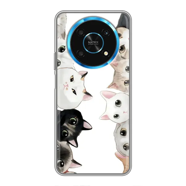 Чехол с рисунком «Коты» для Huawei Honor Magic 6 Lite 5G