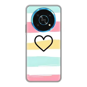 Чехлы с тематикой "Маленькие Сердечки" на Huawei Honor Magic 6 Lite 5G (Красивое сердечко)