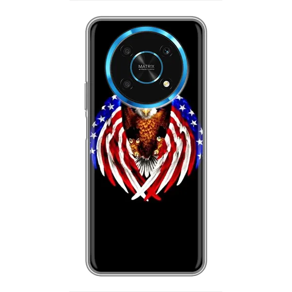 Чехол с рисунком «Крылья США» для Huawei Honor Magic 6 Lite 5G Чехол с рисунком «Крылья США» для Huawei Honor Magic 6 Lite 5G