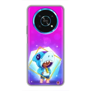 Чохол Бравл Старс для Huawei Honor Magic 6 Lite 5G (Леон у костюмі Акули)