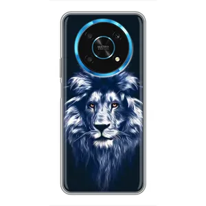Чохол з картинкою на Huawei Honor Magic 6 Lite 5G (Лев – синій)