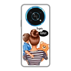 Чехлы для МАМЫ на Huawei Honor Magic 6 Lite 5G (Мама и сын)