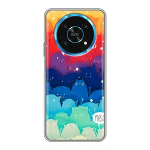 Силіконовий чохол з котиком для Huawei Honor Magic 6 Lite 5G (Mew)