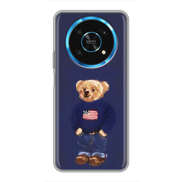 Чехол с рисунком «Мишка USA» для Huawei Honor Magic 6 Lite 5G