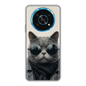 Чохол на тематику: Коти для Huawei Honor Magic 6 Lite 5G (Модний кіт)