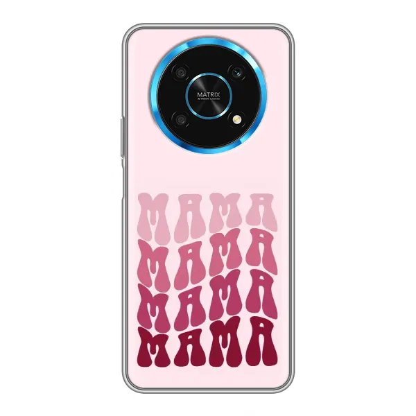 Чехол с рисунком «Надпись мама» для Huawei Honor Magic 6 Lite 5G Чехол с рисунком «Надпись мама» для Huawei Honor Magic 6 Lite 5G