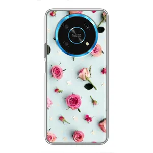 Чохли з принтом Троянд для Huawei Honor Magic 6 Lite 5G (Різні квіти)