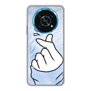 Чехлы (Знак сердечка) на Huawei Honor Magic 6 Lite 5G (Сердечка знак)