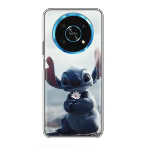 Чохол з малюнком Стіч для Huawei Honor Magic 6 Lite 5G (Стіч з квіткою)