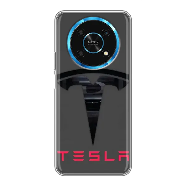 Чехол с рисунком «Logo TESLA» для Huawei Honor Magic 6 Lite 5G