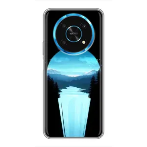 Літній Чохол на Huawei Honor Magic 6 Lite 5G (Синій Водоспад)