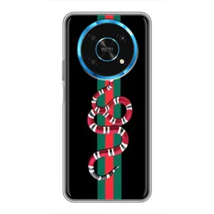 Чохли бренд ГУЧЧІ для Huawei Honor Magic 6 Lite 5G (Змій Гуччі)