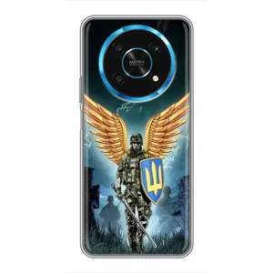 Патріотичний Чохол для Huawei Honor Magic 6 Lite 5G (ЗСУ з крильми)