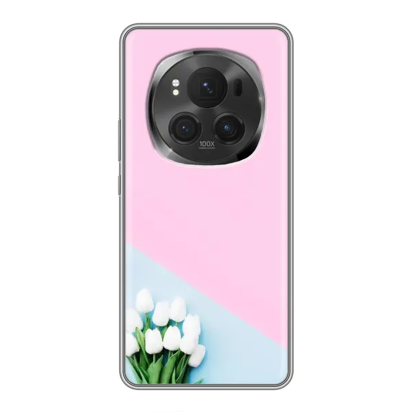 Чехол с рисунком «Белые тюльпаны» для Huawei Honor Magic 6 Pro Чехол с рисунком «Белые тюльпаны» для Huawei Honor Magic 6 Pro