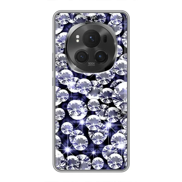 Чехол с рисунком «Бриллианты» для Huawei Honor Magic 6 Pro Чехол с рисунком «Бриллианты» для Huawei Honor Magic 6 Pro