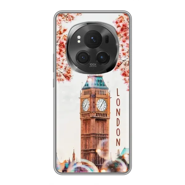 Чехол с рисунком «Часы Лондон» для Huawei Honor Magic 6 Pro Чехол с рисунком «Часы Лондон» для Huawei Honor Magic 6 Pro