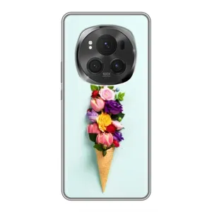 Чохли з тематикою "КВІТИ" на Huawei Honor Magic 6 Pro (Квітка-морозиво)