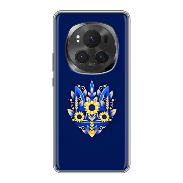 Чехол с рисунком «Цветущий Герб» для Huawei Honor Magic 6 Pro