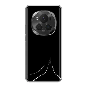 Чохол з картинками на чорному фоні для Huawei Honor Magic 6 Pro (Дорога)