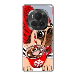 Бампер для Huawei Honor Magic 6 Pro с картинкой "Песики" (Грустная собака)