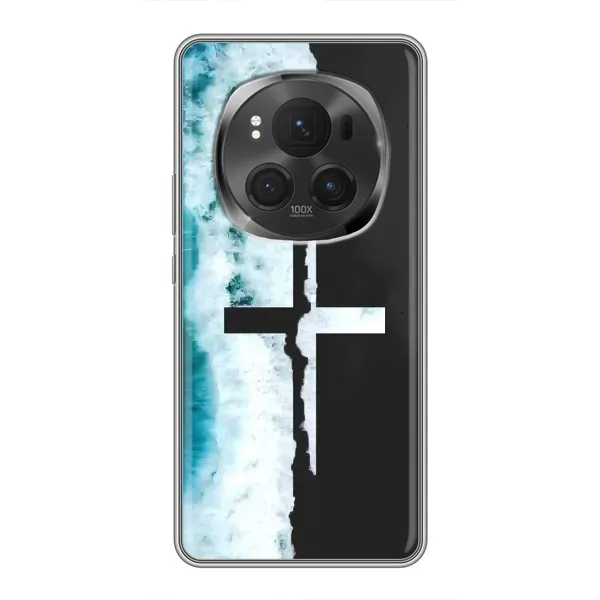 Чехол с рисунком «Хрест» для Huawei Honor Magic 6 Pro Чехол с рисунком «Хрест» для Huawei Honor Magic 6 Pro