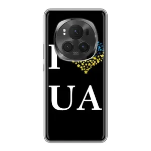 Силиконовый Чехол на Huawei Honor Magic 6 Pro (Я-Украина) (I Love UA)