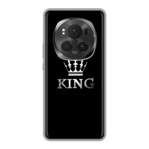 Чехол (Корона на чёрном фоне) для Хорон Меджик 6 Про (KING)
