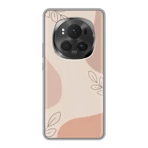 Чохол квітковий дизайн для Huawei Honor Magic 6 Pro (Кориневий фон)