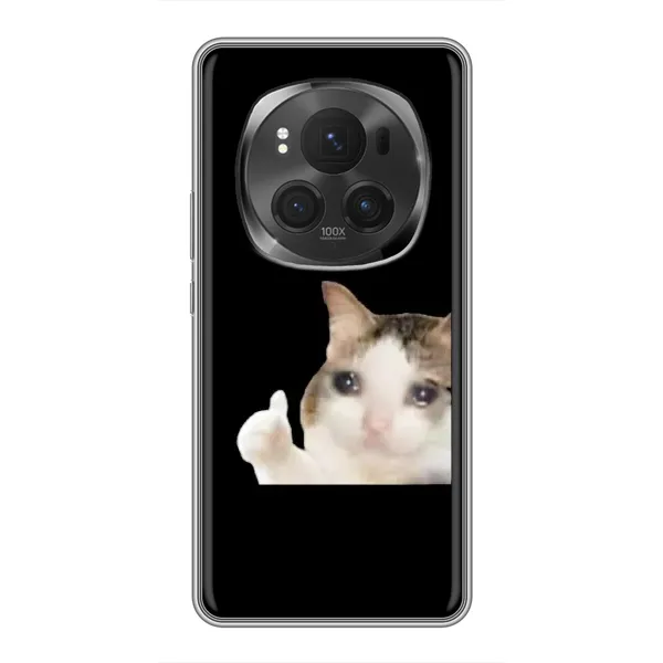 Чехол с рисунком «Кот в слезах» для Huawei Honor Magic 6 Pro