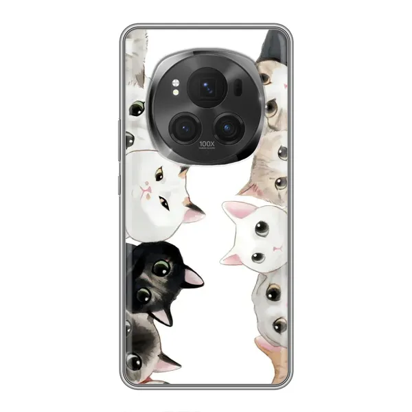 Чехол с рисунком «Коты» для Huawei Honor Magic 6 Pro