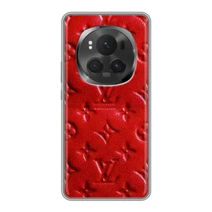 Текстурний Чохол Louis Vuitton для Хорон Меджік 6 Про (Червоний ЛВ)