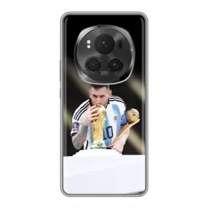 Чехлы Лео Месси Аргентина для Huawei Honor Magic 6 Pro (Кубок Мира)
