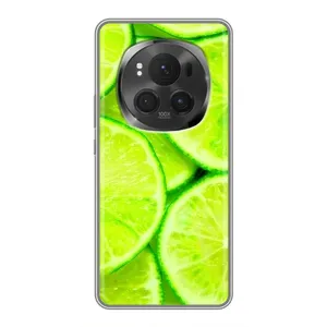Чехол с изображением вкусной еды для Huawei Honor Magic 6 Pro (Лайм)