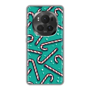 Силіконовий бампер на різдво для Huawei Honor Magic 6 Pro (Льодяники)