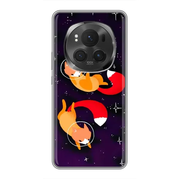 Чехол с рисунком «Лисы» для Huawei Honor Magic 6 Pro Чехол с рисунком «Лисы» для Huawei Honor Magic 6 Pro