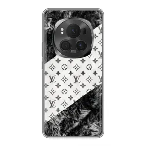 Чохол Стиль Louis Vuitton на Huawei Honor Magic 6 Pro (LV на білому)