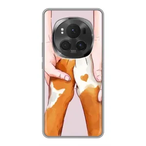 Чехол (ТПУ) Милые собачки для Huawei Honor Magic 6 Pro (Любовь к собакам)